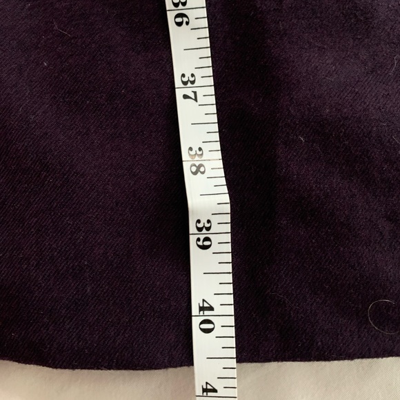 LIKE NEW ELIE TAHARI Womens Purple Coat Size:M - Picture 6 of 7